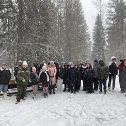 Открытый урок для школьников прошел на экологической тропе «Колыбель русского лесоводства»